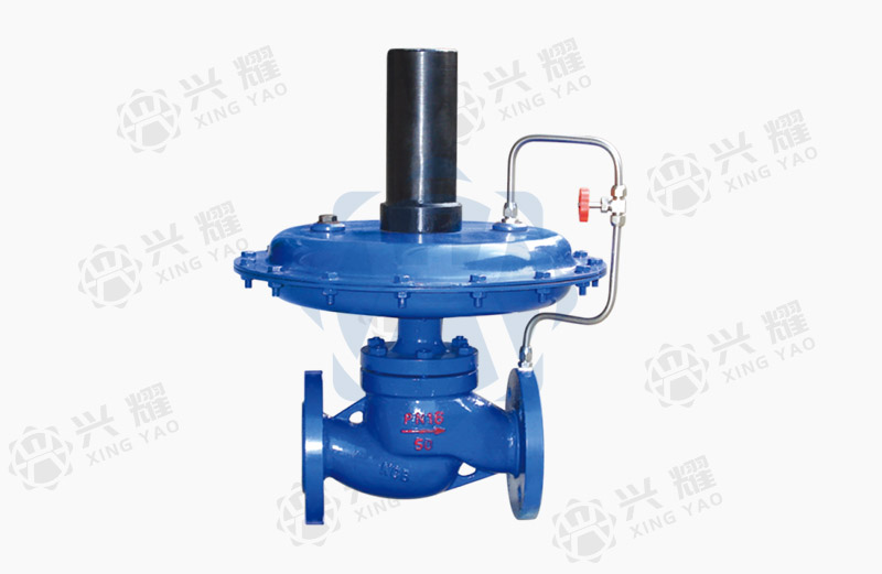 Self-operated micro-pressure control valve