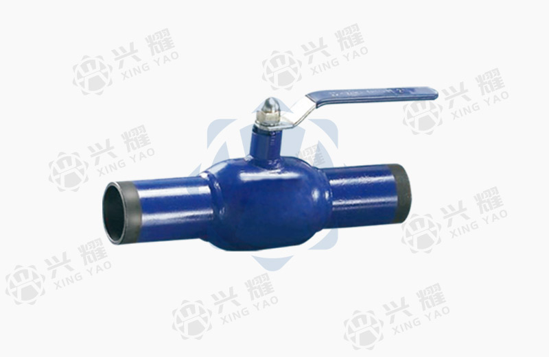 Welded steel ball valve